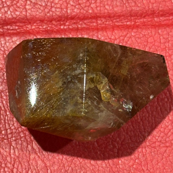 Copper Rutilated Quartz natural gemstone crystal - Picture 10 of 12